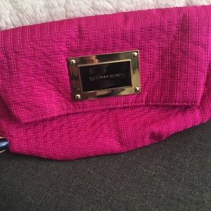 Beautiful hot pink Victorias Secret Clutch